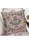 Digital Printed Pillow and Throw Pillow Cover with Abstract Motif and Rug Pattern on Colorful Floor - 2