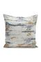 Antique Motif Knitted Patterned Digital Printed Pillow Cushion Cover on Cream Floor