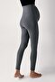 Corded Fabric Adjustable High Waist Stretchy Shaping Maternity Leggings F03 - 3