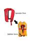 Gdr 175 Automatic 150N Adult Inflatable Life Jacket Red - 3