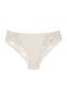 3-Piece Cotton Women's Briefs with Tulle on the Front and Lace Detail on the Back - 5