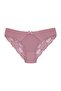 3-Piece Cotton Women's Briefs with Tulle on the Front and Lace Detail on the Back - 6
