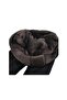Women's Black Plush Tights - 3