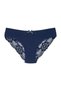 3-Piece Cotton Women's Briefs with Tulle on the Front and Lace Detail on the Back - 2