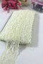 Cream Lycra Lace Decoration Lace 5 Meters – Decorative Ribbon, Stylish Design, Women's Accessory – Decor - 3