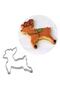 New Year's Themed Metal Cookie and Sugar Dough Mold Deer - 2