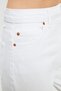 Women's White High Waist Soft Touch Pocket Relaxed Cut Mom Jean Jeans - 6
