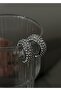 Silver Color Mini Zircon Stone Hoop Earrings