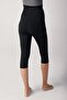Ribbed Adjustable High Waist Stretchy Recovery Capri Maternity Leggings F04 - 3