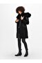 Leather and Fur Detailed Long Coat 15160168 - 3