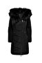 Leather and Fur Detailed Long Coat 15160168 - 5