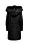 Leather and Fur Detailed Long Coat 15160168 - 6