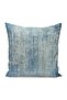 Digital Printed Pillow and Cushion Cover with Watercolor Motif on Blue Background