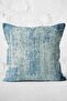 Digital Printed Pillow and Cushion Cover with Watercolor Motif on Blue Background - 3