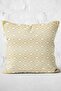 Gold - Digital Printed Pillow and Cushion Cover with Framed Motif on Cream Floor - 3