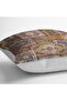 Authentic Themed Patterned Patchwork Patterned Digital Printed Pillow Throw Pillow Cover - 4