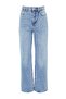 Blue High Waist Long Straight Jeans TWOAW23JE00111 - 6