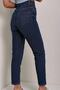 Evolution Dark Blue Colorfast Mom Jean Women's Boyfriend High Waist Power Lycra - 5