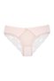 Powder Cotton Tulle on the Front and Lace Detail on the Back Women's Slip Women's Panties