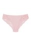 Pink Cotton Tulle on the Front and Lace Detail on the Back Women's Slip Women's Panties - 2