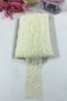 Cream Lycra Lace Decoration Lace 5 Meters – Decorative Ribbon, Stylish Design, Women's Accessory – Decor - 4