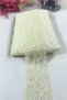 Cream Lycra Lace Decoration Lace 5 Meters – Decorative Ribbon, Stylish Design, Women's Accessory – Decor - 7