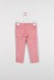 Girl's Pink Velvet Trousers - 3