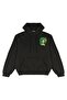 Unisex Medusa Printed Oversize Hooded Sweatshirt