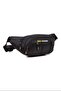 Men's Waist Bag Diagonal Waterproof Fabric Chest Cross Bag with Headphone Outlet - 5