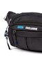 Men's Waist Bag Diagonal Waterproof Fabric Chest Cross Bag with Headphone Outlet - 5