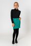 Girl's Velvet Green Skirt - 2