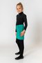 Girl's Velvet Green Skirt - 5