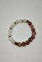 Certified Moon Stone, Sun Stone, Hematite Natural Stone Bracelet