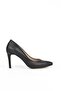, Women's Genuine Leather Heeled Shoes 1431030Z4292 Black - 3