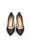 , Women's Genuine Leather Heeled Shoes 1431030Z4292 Black - 6