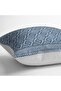 Digital Printed Pillow and Throw Pillow Cover with Traditional Motif Rug Pattern on Dark Blue Floor - 4