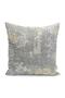 Gray - Yellow Antique Carpet Patterned Digital Printed Pillow Throw Pillow Cover with Rug Motif on the Floor