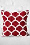 Digital Printed Pillow and Throw Pillow Cover with Ogea Motif and Morrocan Pattern on Claret Red Floor - 3