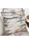 Antique Motif Knitted Patterned Digital Printed Pillow Cushion Cover on Cream Floor - 2