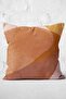 Brown - Digital Printed Throw Pillow Cover with Modern Art Motif Painting on Tile Floor - 3