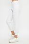 High Waist White Mom Jeans - 4