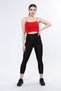 Women's Black High Waist Slim-fit Shiny Disco Tights - 3