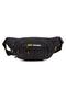 Men's Waist Bag Diagonal Waterproof Fabric Chest Cross Bag with Headphone Outlet - 2