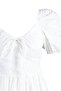 White Brode Skater/Balloon Sleeve Mini Lined Woven Dress Twoss22El00792 - 8