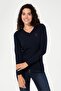 Navy Blue Women's Sweater