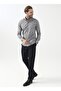 Button Collar Printed Gray Men's Shirt Gm2008100096 - 2