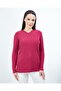 Women's Dried Rose Knitwear V-Neck Winter Mother Flexible Sweater - 5