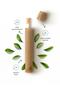 White Nano Bamboo Toothbrush - Ultra Soft + Stainless Steel Tongue Cleaner + Toothbrush Cup - 8