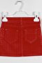 Girl's Velvet Red Skirt - 4