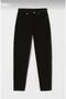Ess Gold Non-Fading Black High Waist Mom Jean Women's Trousers